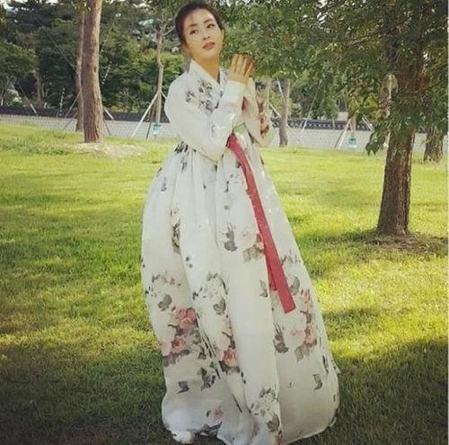 明星穿韩服,时尚演绎传统韵味，韩服穿搭惊艳亮相